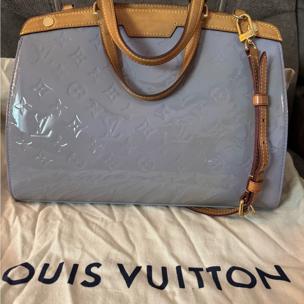 Louis Vuitton Lavender Patent Leather brea MM